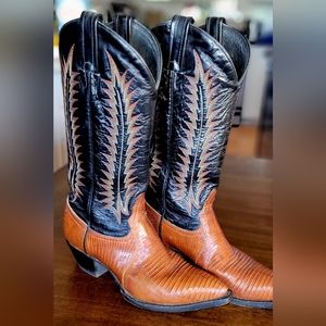 Tony Lama Lizard Skin Western Boots